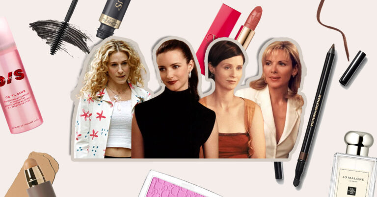 the everygirl social SATC makeup bags