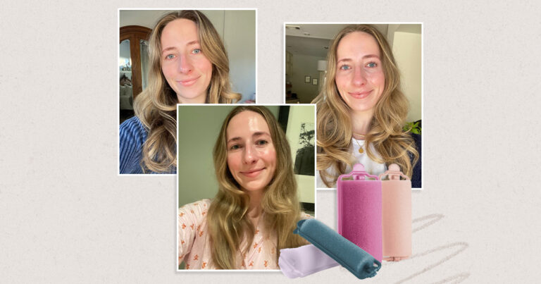 the everygirl social heatless curl methods